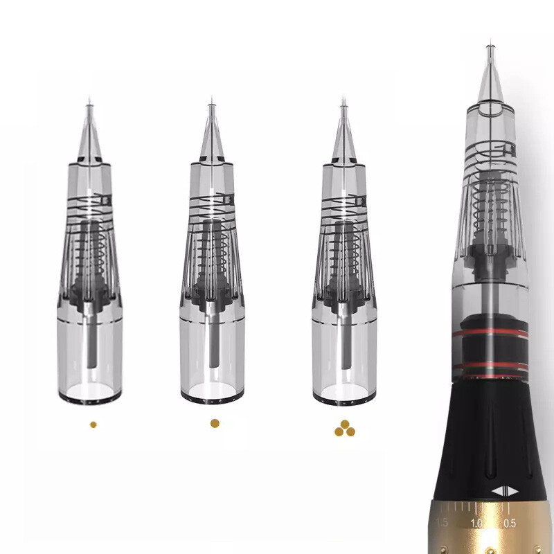 Microblading Needles Eyebrow Lip Tattoo Needle Cartridges Permanent Makeup