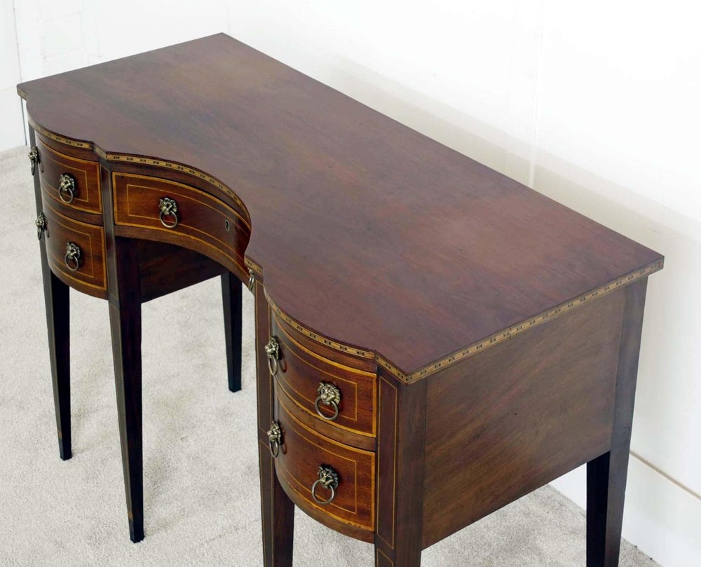 Sheraton Revival Sideboard Mahogany Server 1880