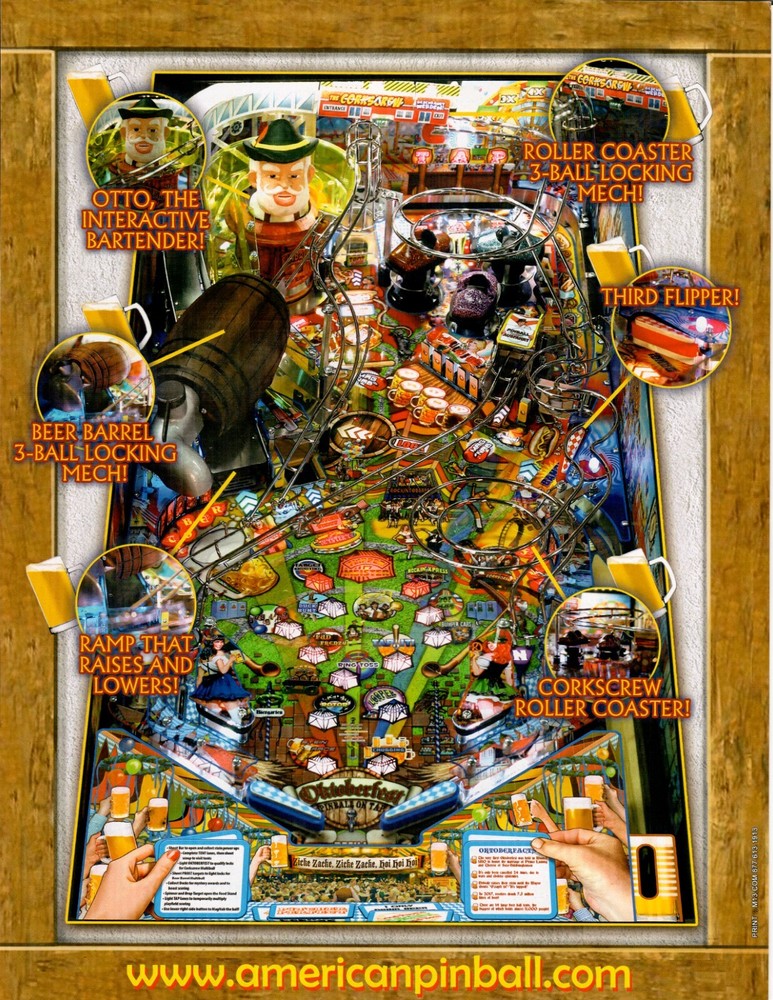 Okoteberfest American Pinball Flyer