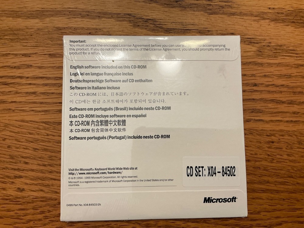 IBM INTELLITYPE PRO KEYBOARD SOFTWARE DISC