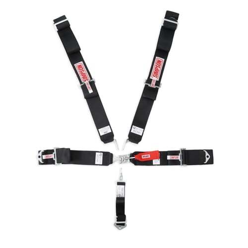 Simpson Racing STD. Latch & Link 5pt. Harness Black 29061BK