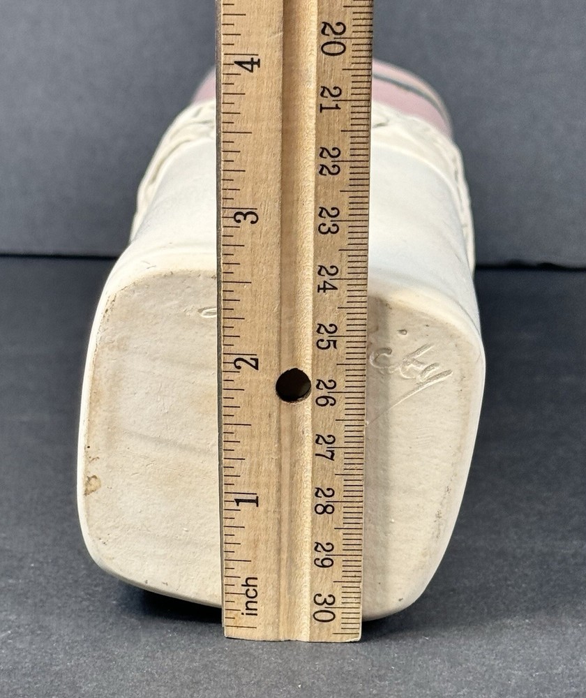 90s Style Signed Pottery Vase