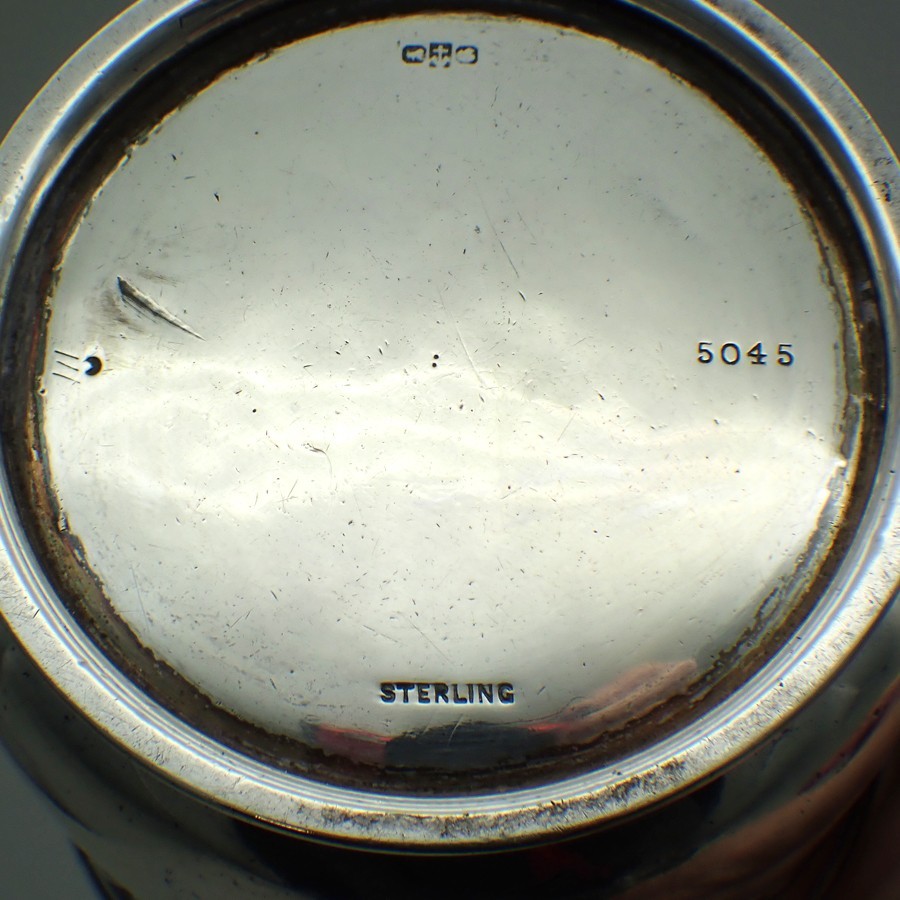 Antique Cup Dolphin Handle Sterling Silver Gorham 1895 Inscribed