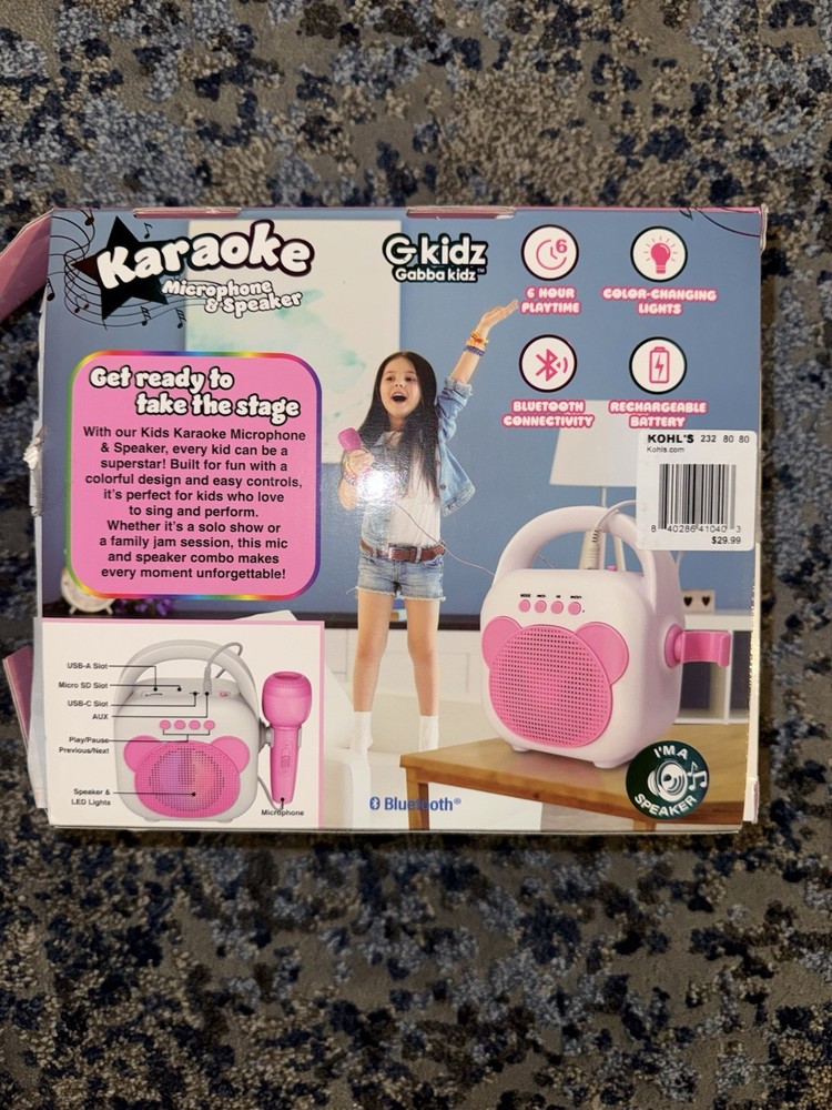 Mini Karaoke Machine for Kids