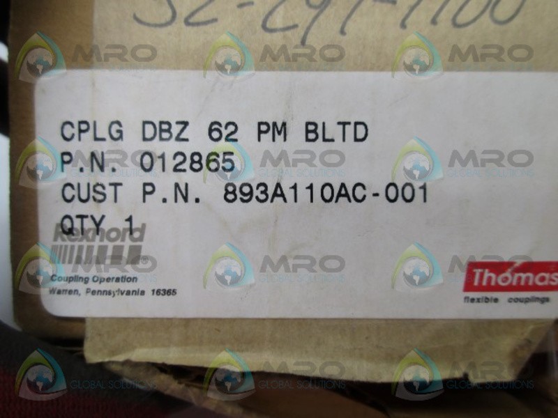 REXNORD 893A110AC-001 COUPLING NSMP