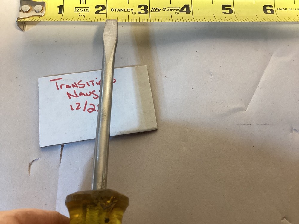 Vintage Stanley slotted screwdriver