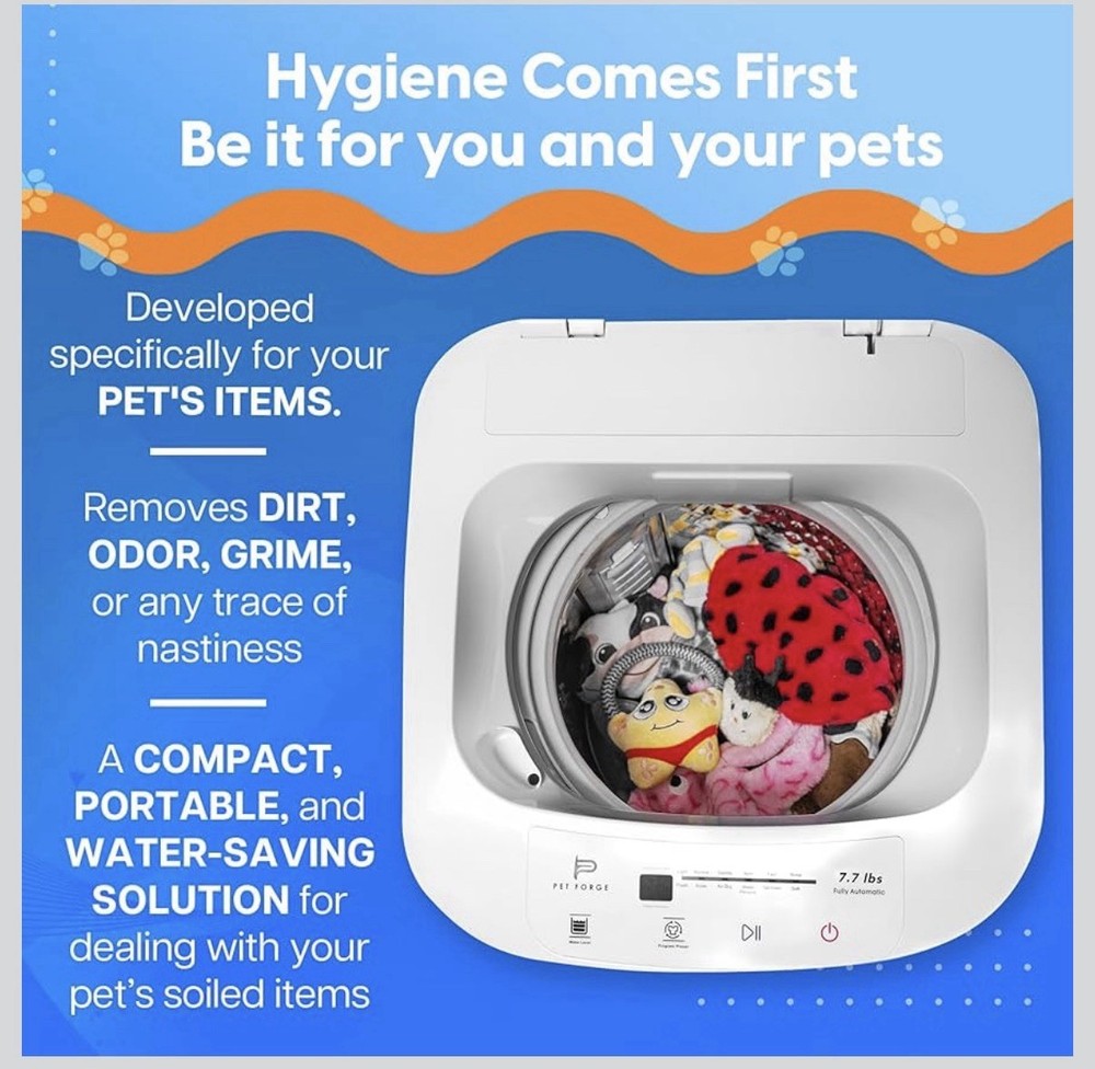 Compact Washing Machine – Fully Automatic Mini Washer Small Loads & Pet Items