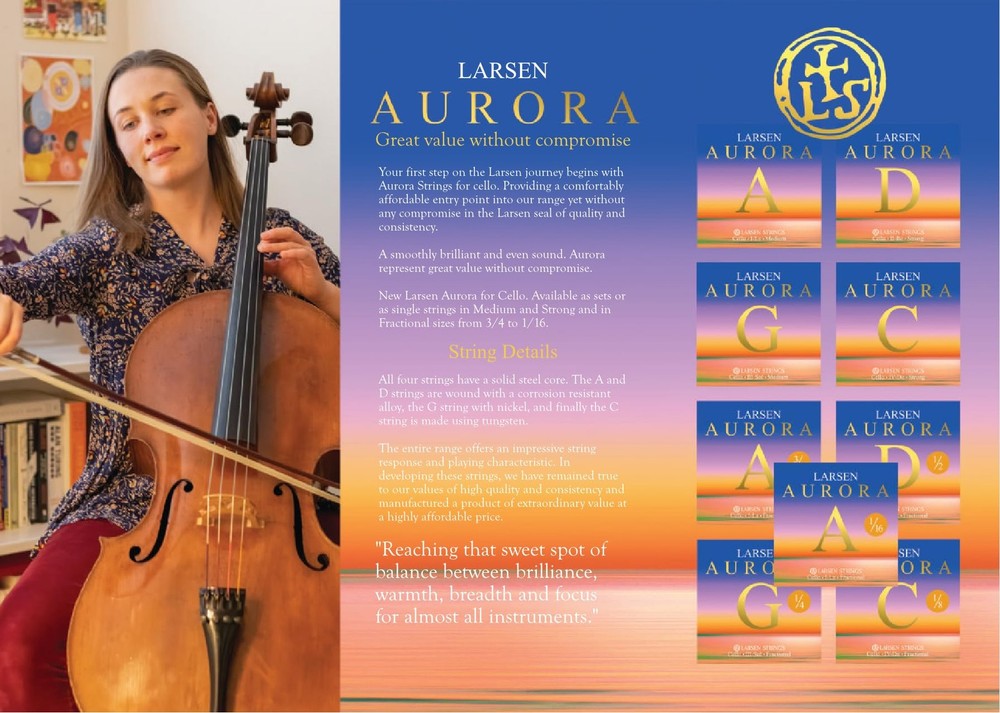 Larsen Cello Aurora G String 4/4 Medium