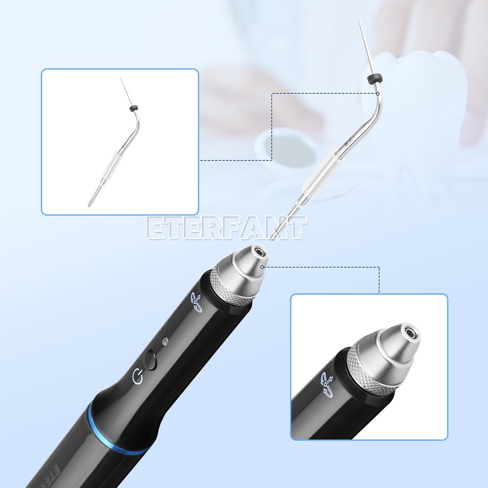 ETERFANT Dental Gutta Percha Obturation System Wireless Endo Heated Pen+2Tips