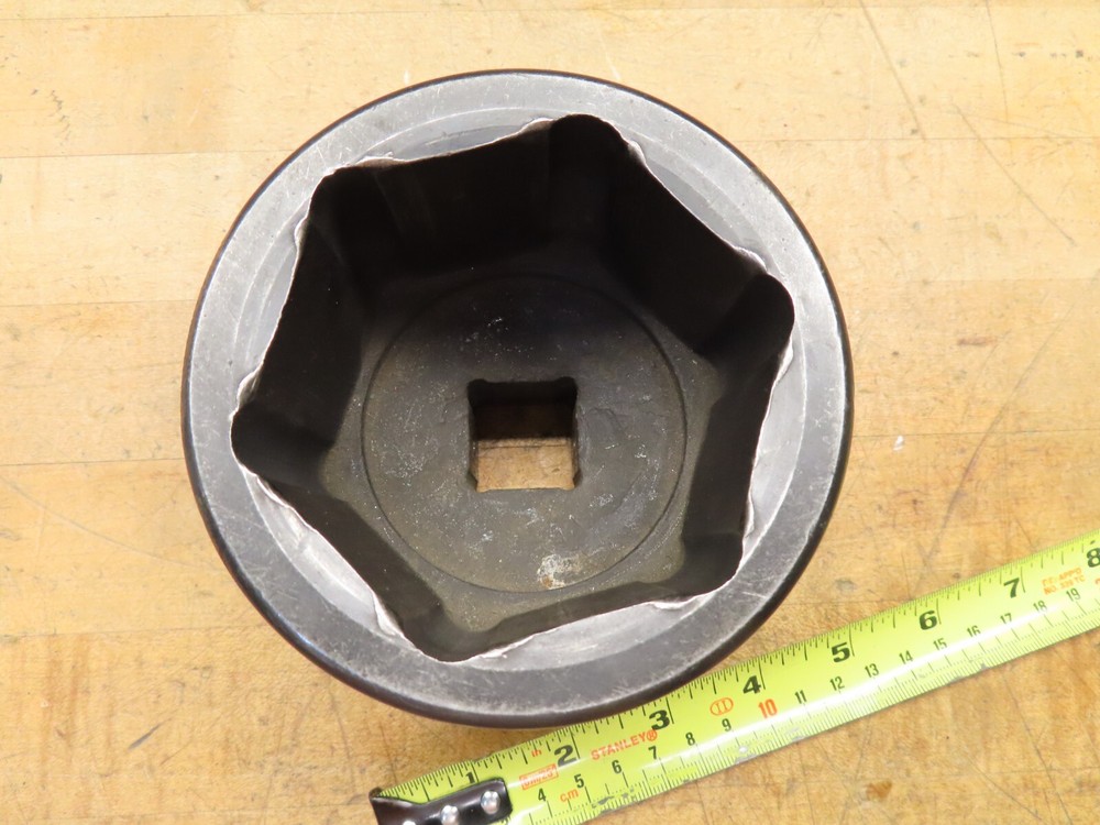 Grey pneumatic 4096R 3" 6-point impact socket 1" dr