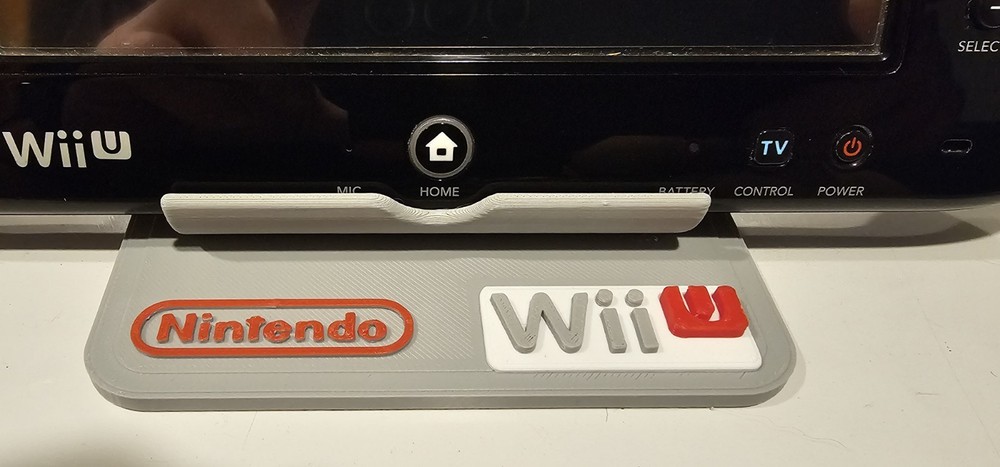 3D Printed Nintendo Wii U Game Pad Controller Display Stand