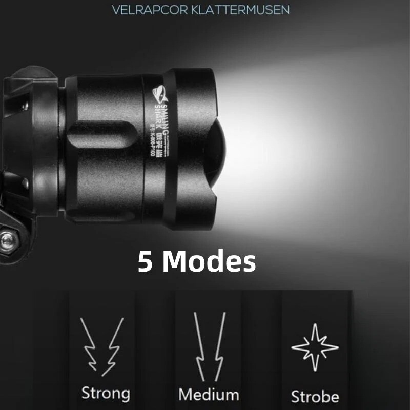 250000LM Headlight LED P100 Headlamp USB Rechargeable Zoomable Head Flashlight