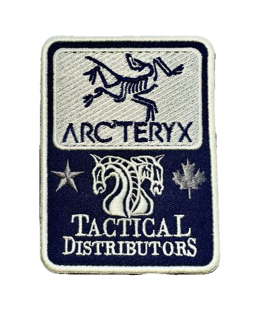 Arc’teryx LEAF Tactical Distributors Hook & Loop Black/White Patch 4X3 in