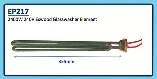 2400W 240V ESWOOD GLASSWASHER ELEMENT EP217