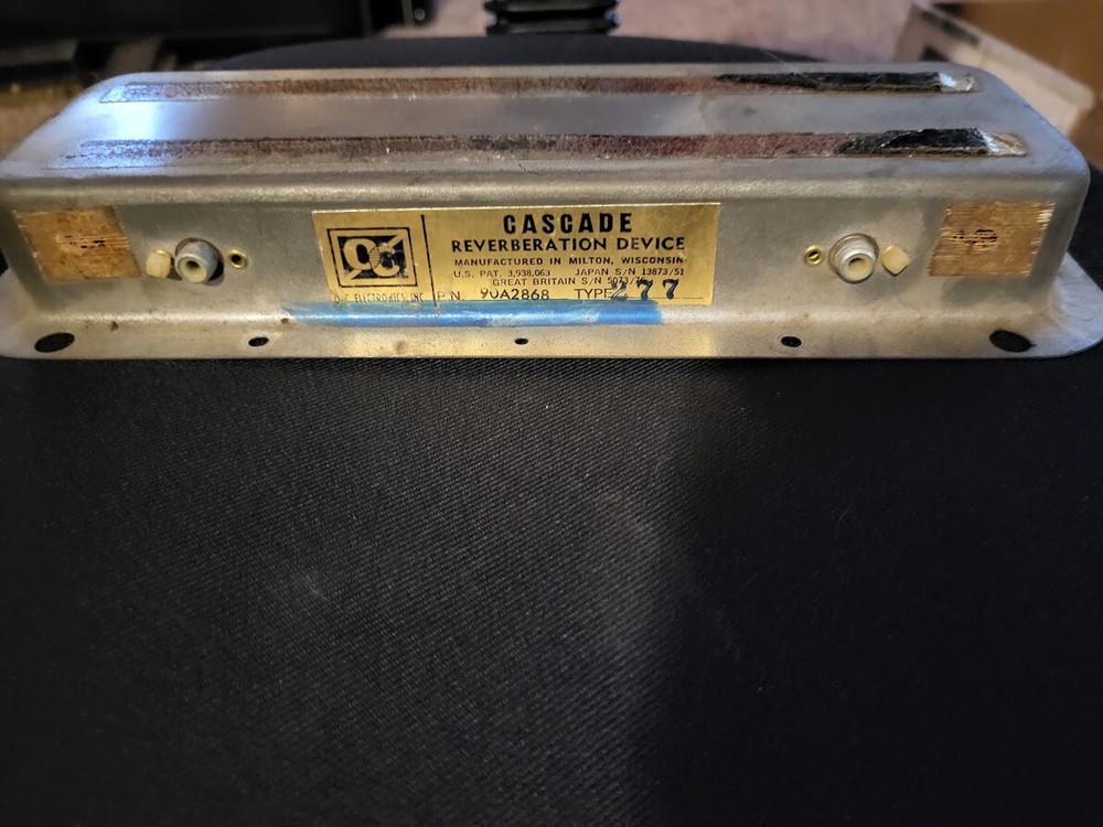 Cascade reverb tank 90A2868