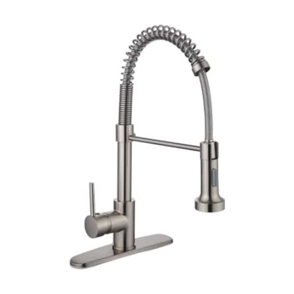 Leak-Proof Kitchen Sink Faucet Single Handle Pull-Down with Dual Mode Switch