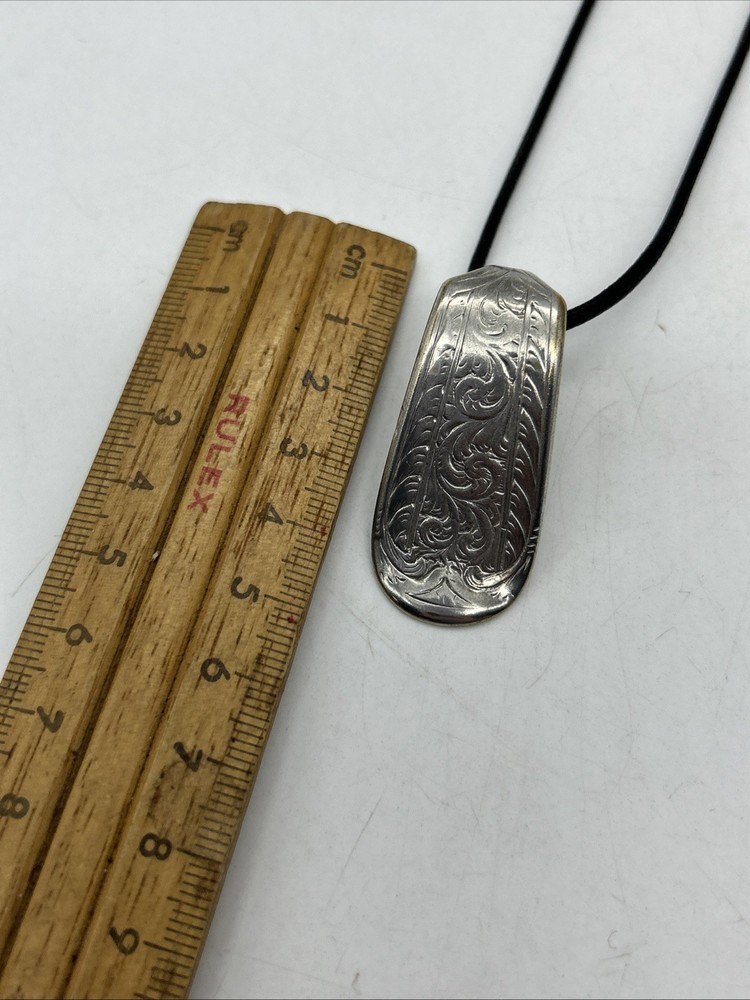 Vintage WP Fork Handle Pendant Silver Plated Hallmark Handmade Upcycled Gift