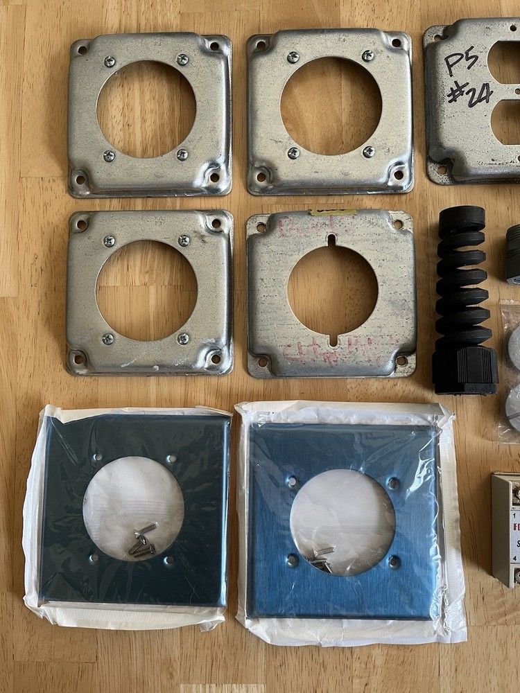 Misc Electrical Metal Face Plates, Connectors and Solid State Relays