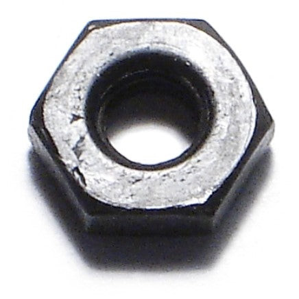 #10-32 Black Oxide Steel Fine Thread Hex Nuts (20 pcs.)