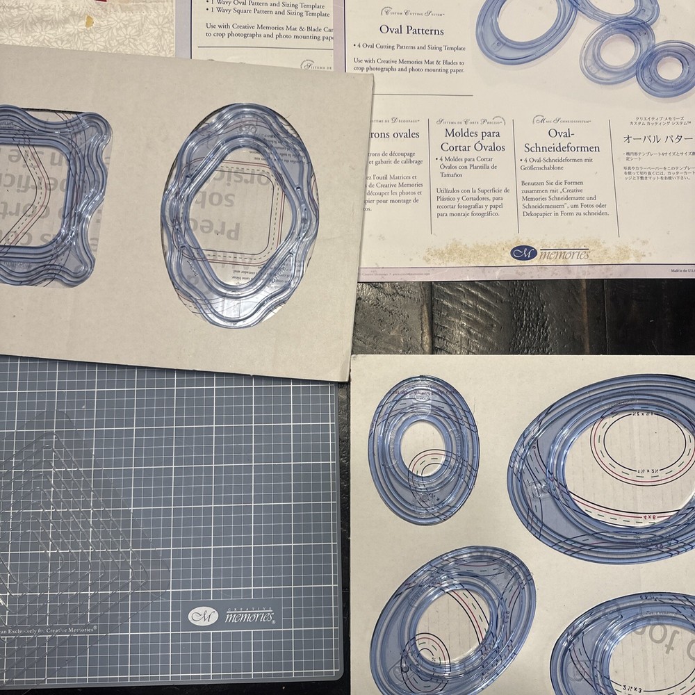 Creative Memoriesoval And Wavyy Patterns, Mat