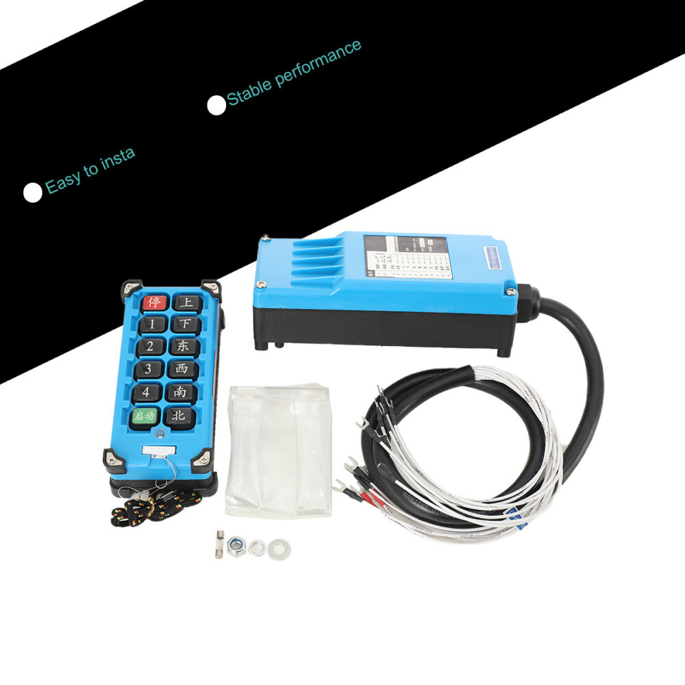 DC12V Industrial Remote Control Transmitter+Receiver Wireless for Hoist Crane