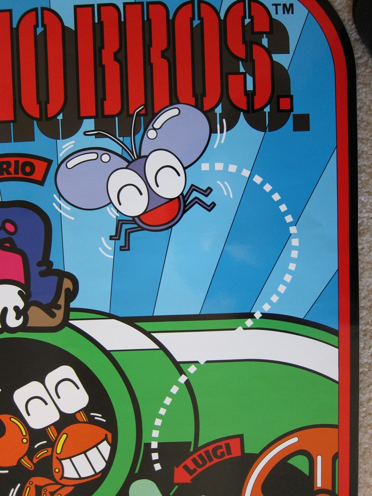 MARIO BROTHERS Side Art Set - Only Accurate Set Available!