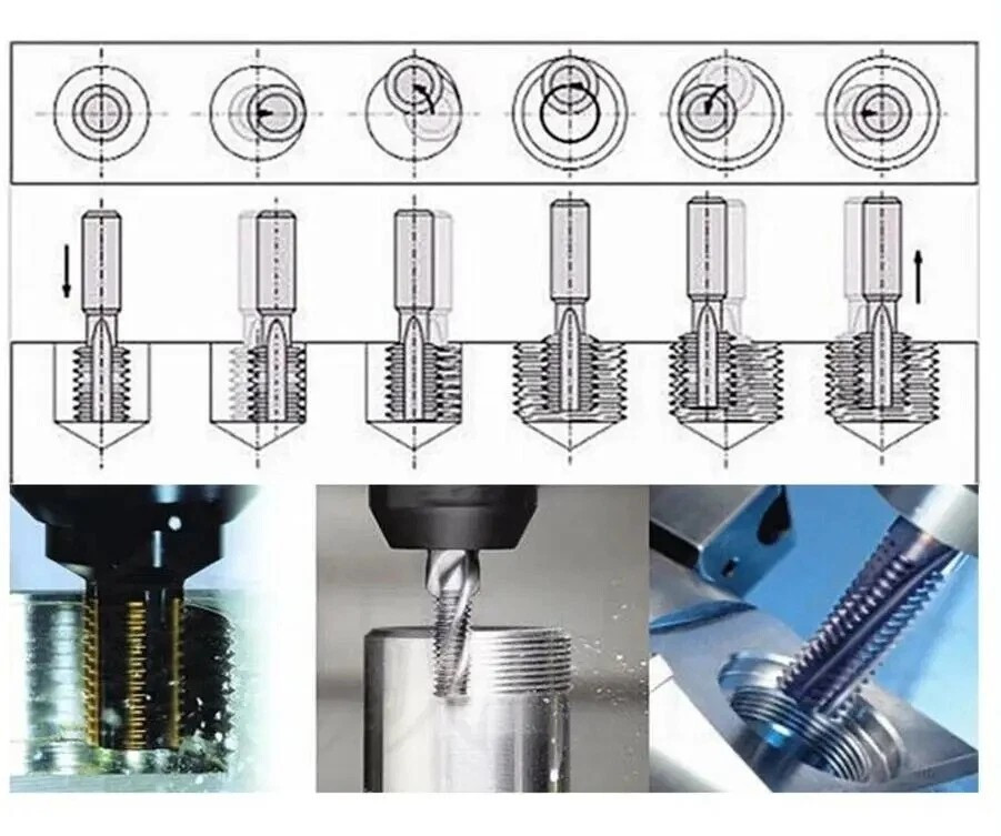 7/16-28 UN Solid carbide THREAD MILL Full Teeth- TiALN COATED