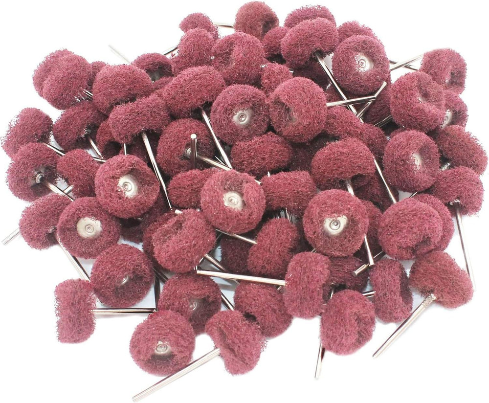 Fine Abrasive Wheel Brush Polishing Buffing Wheels Sanding Rust Remove Rotary