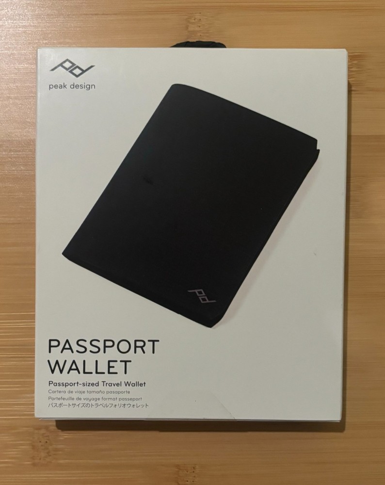 Peak Design Passport Wallet Black