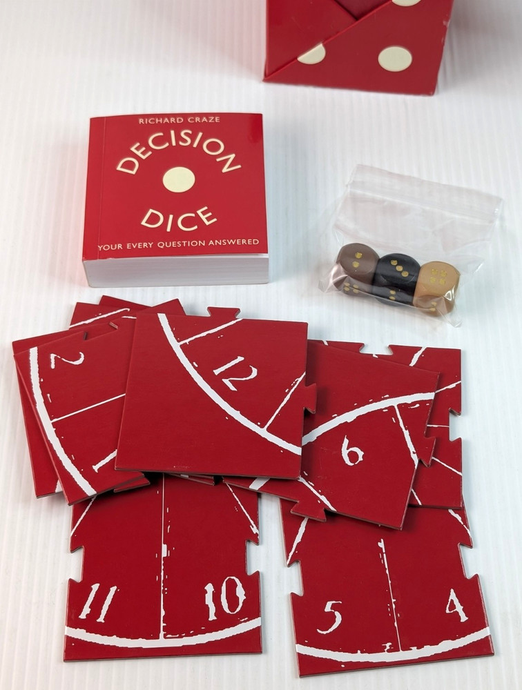 DECISION DICE Richard Craze Fortune Telling ORACLE SET Divination 100% COMPLETE