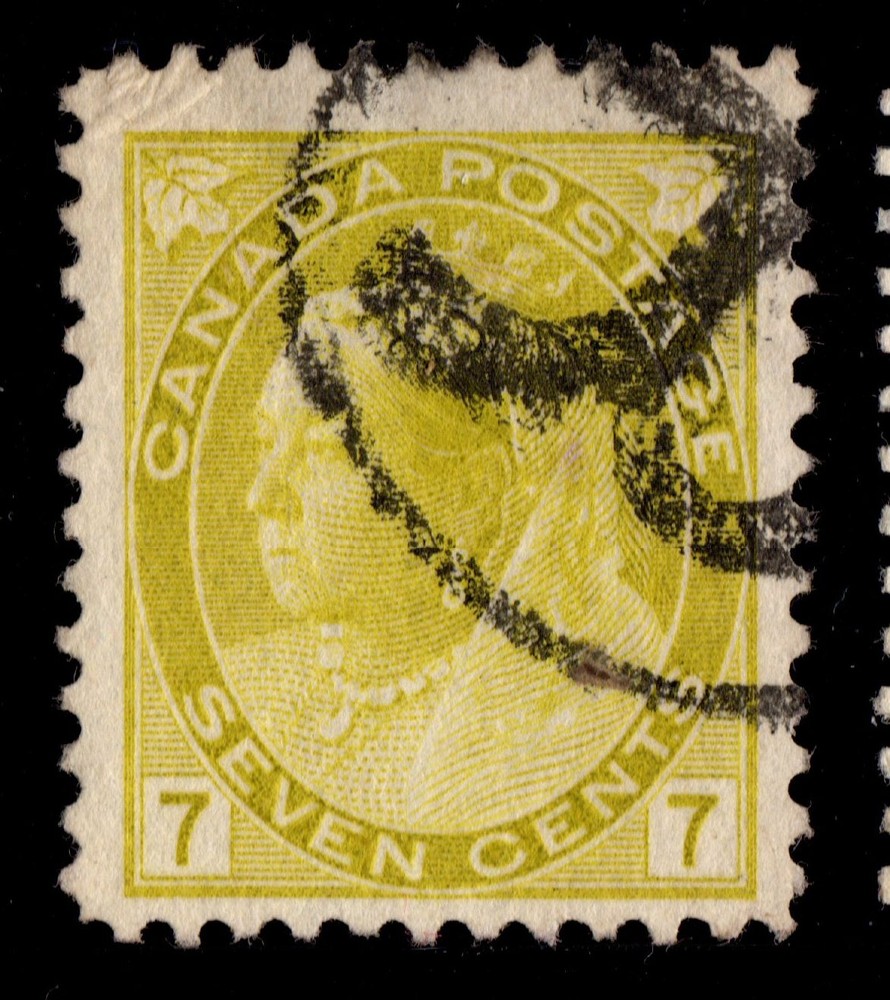 #81 Numeral 7c Canada used well centered