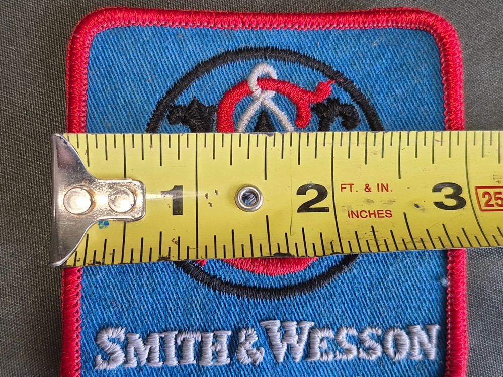 Vintage SMITH & WESSON PATCH Iron-on MINT Cond PF