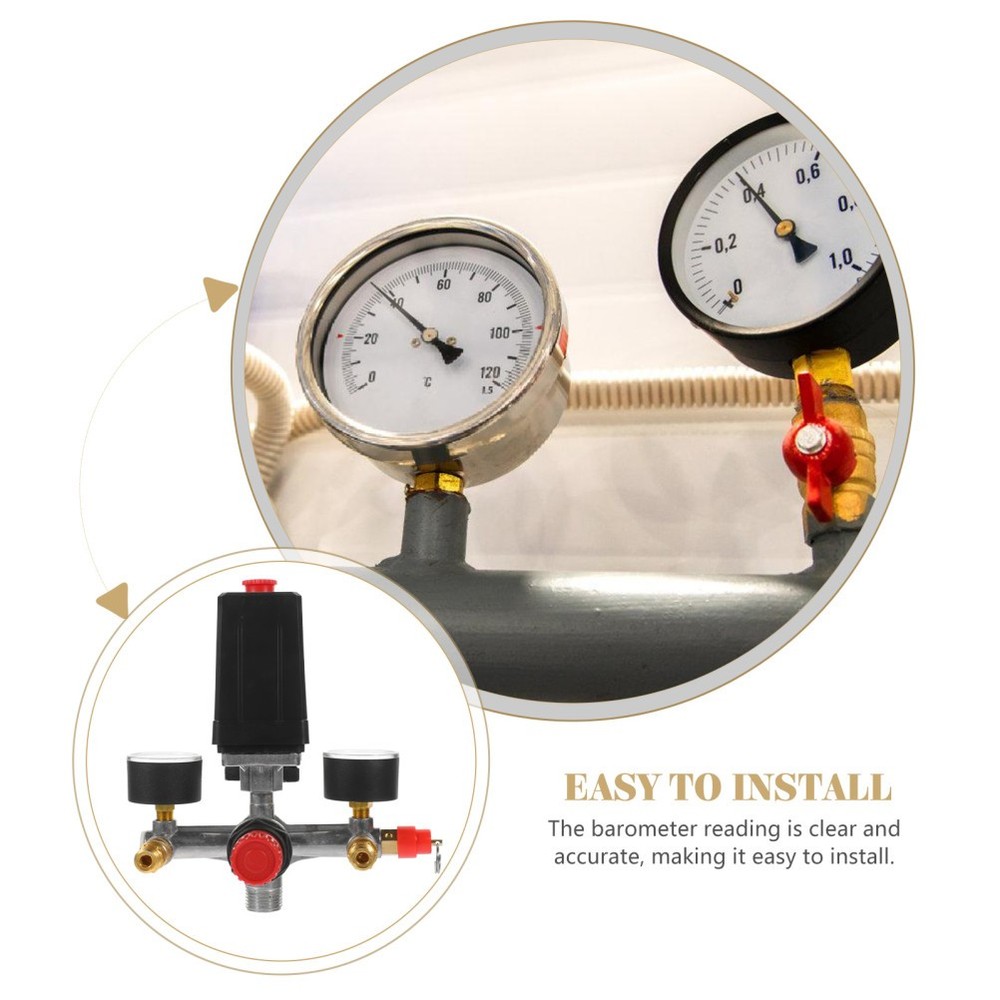 Safety Valve Automatic Shut Off Compressor Gauge Single-hole Pressure Reducing