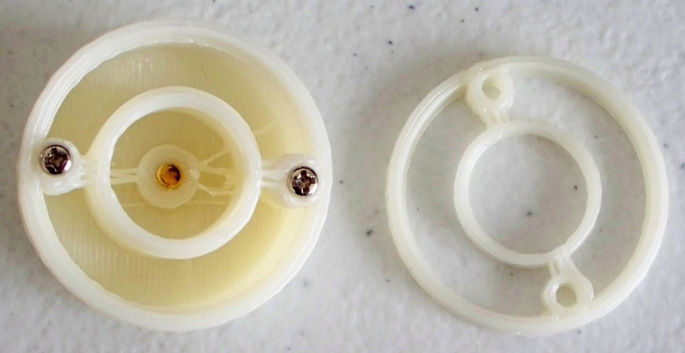 2pcs iSmartHome 3D Printed AAA to Size C Battery Adapters, Introductory Special