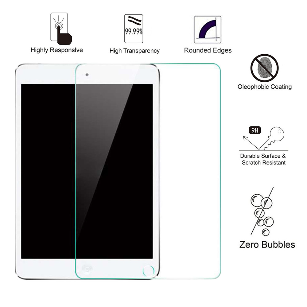 Premium 9H Clear Tempered Glass Screen Protector for Apple iPad 7th 10.2"