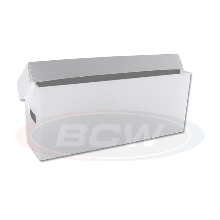BCW Short Comic Book Storage Box Holds 150-175 Stackable Cardboard w/Handles