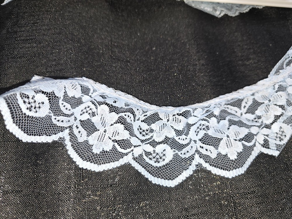 Vintage Blue Lace Trim