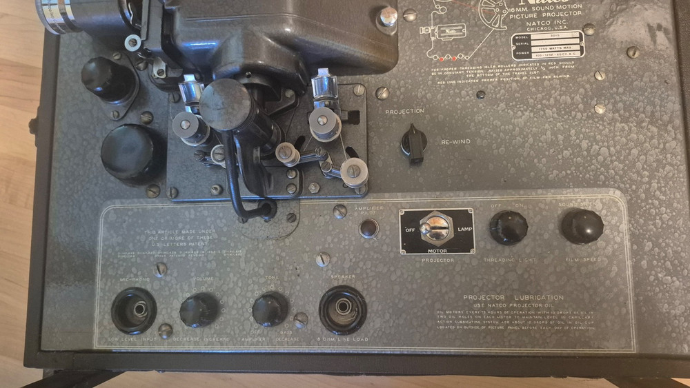 natco 16mm projector