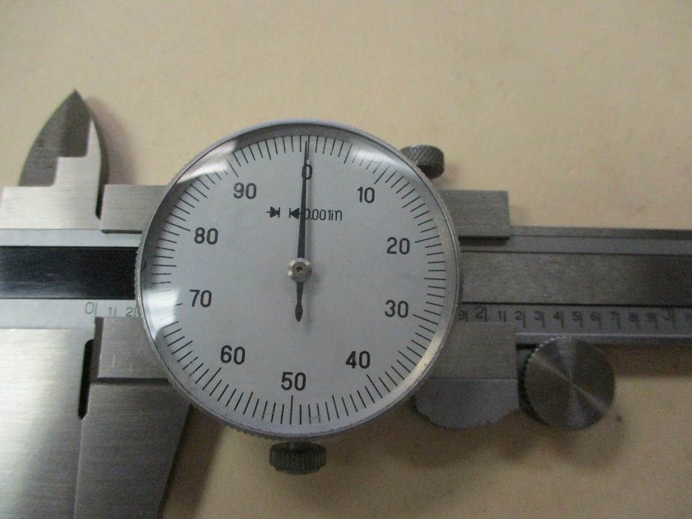 0-6" Range 0.001" Used Graduation Dial Caliper