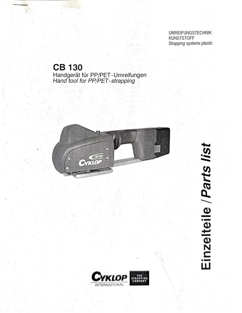Cyklop CB130 Plastic Strapping Banding Tool