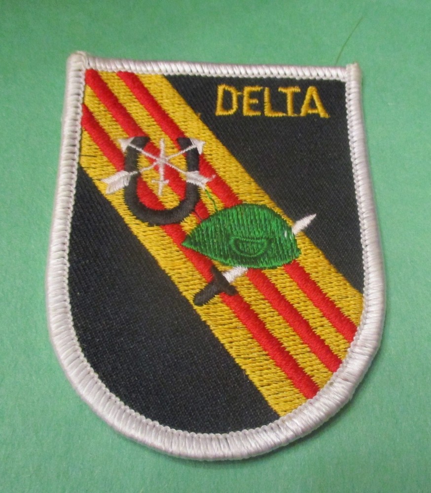 5th Special Forces Delta Force - New Military Shield Iron-On Patch