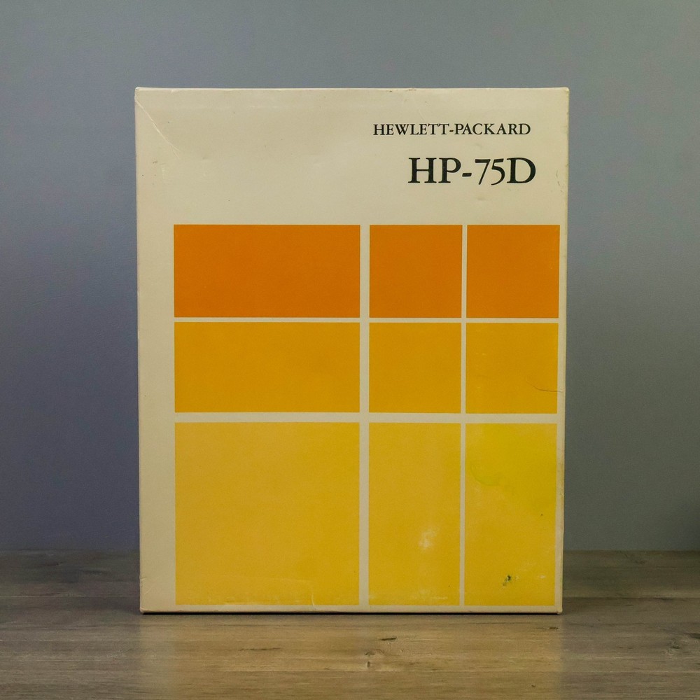 HP-75D Handheld Computer VTG Hewlett Packard EXCELLENT In Box Complete Bundle