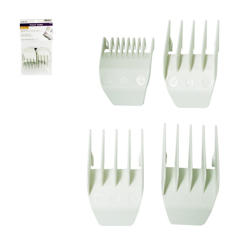 WAHL GUIDE PEANUT 4 SIZE SET BEIGE #3166-100