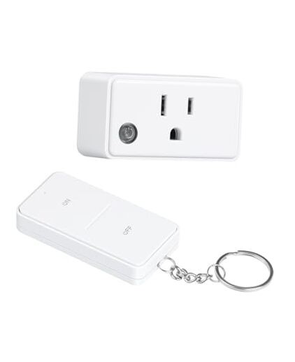 Remote Control Outlet, 200FT Long Range Wireless Light 1 Remote + 1 Outlet