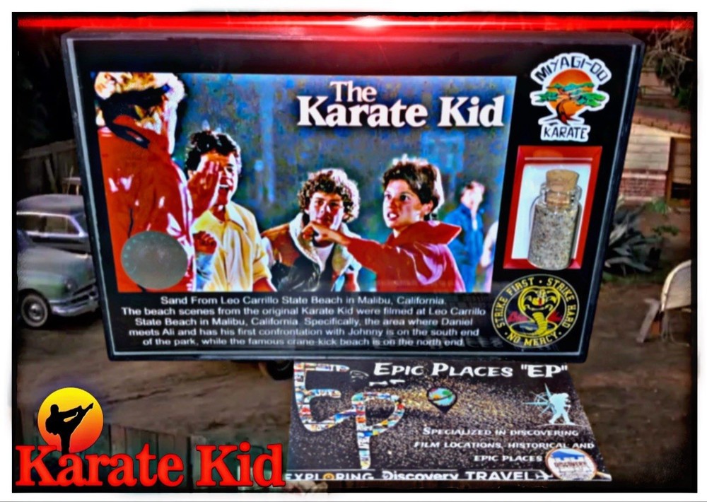 Karate Kid Beach Sand Relic Prop Memorabilia