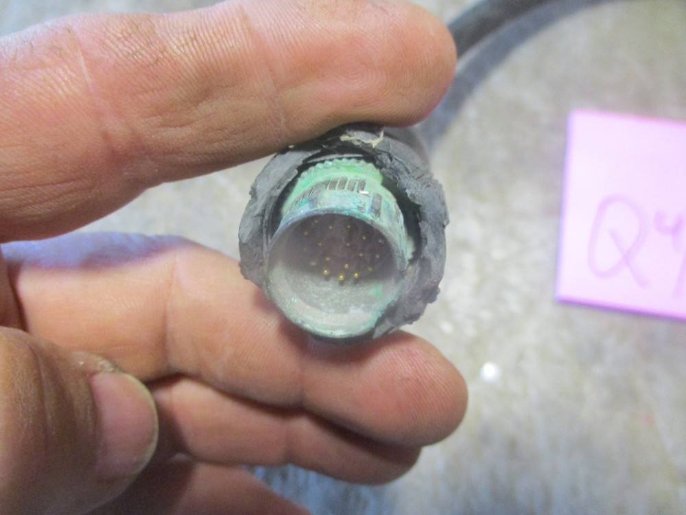 Used 2' Cable, Drivers Vision Enhancer DVE Sensor to Bulkhead, Damaged A3308490