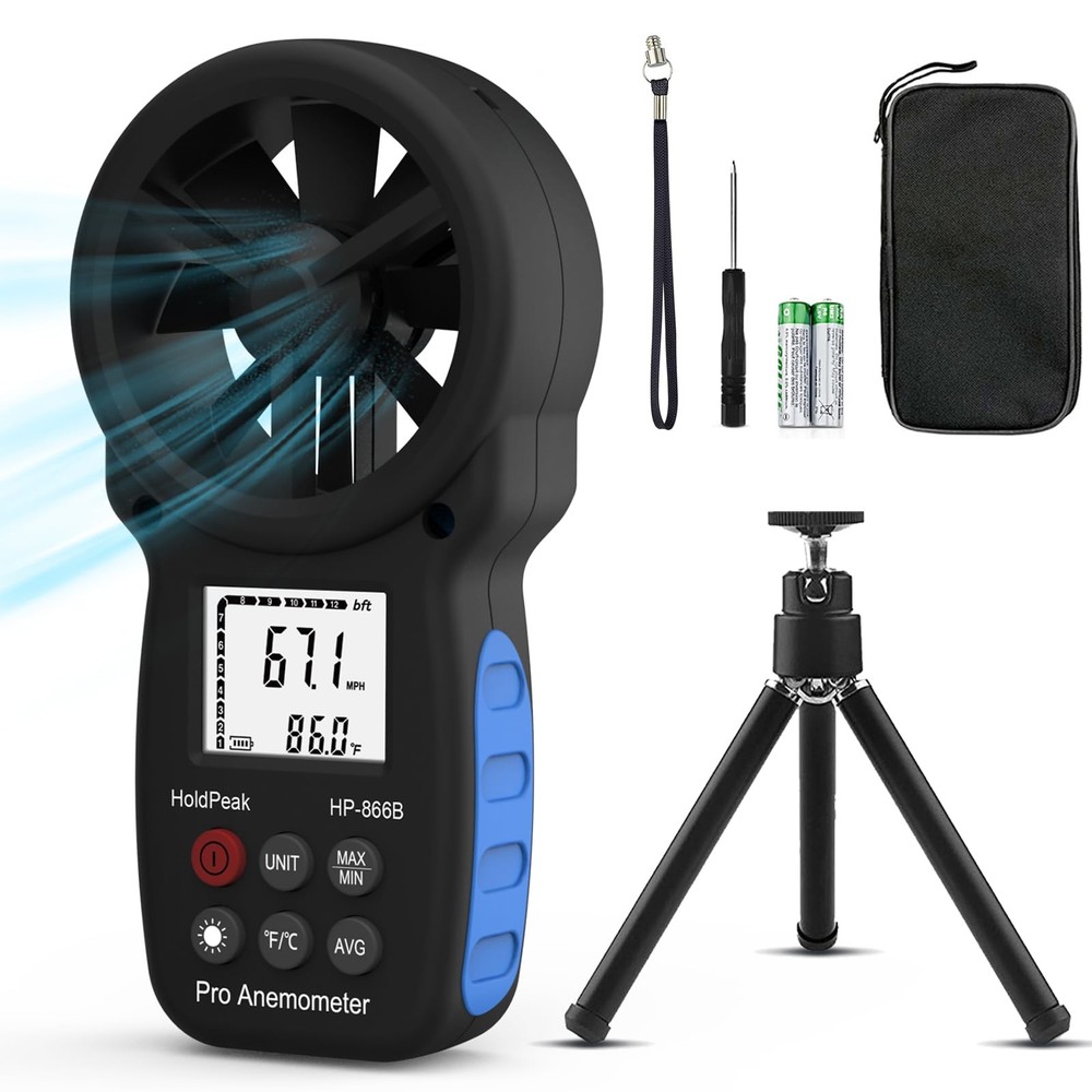Anemometer Anemometer, Digital Wind Speed Meter, Wind Speed...