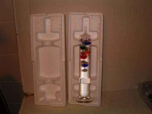 13" Tall Galileo Liquid Thermometer