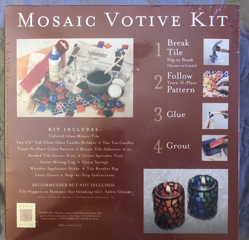 Mosaic Mercantile Mosaic Votive Kit
