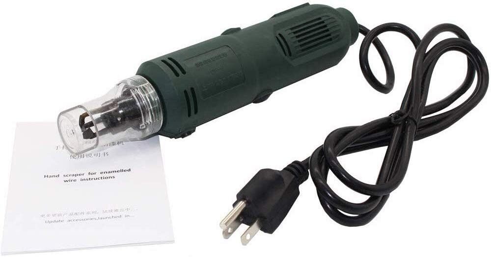 110V Handheld Magnet Wire Stripping Machine - Wire Stripper Cutter Hand Scraper